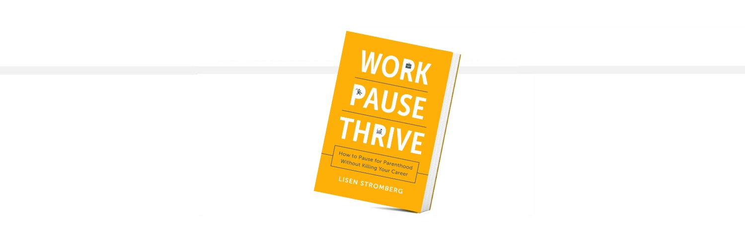 Work Pause Thrive Book Cover for Mompreneurs